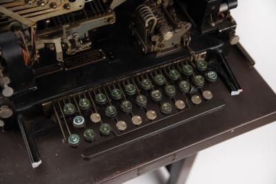 Lot #4026 World War II Teletype Archive with Model 15 Printer, Covering FDR's Death, Japan's Surrender, and the Atomic Bomb - Image 9