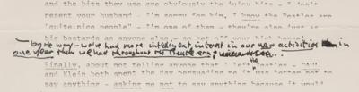 Lot #4043 John Lennon Typed and Hand-Annotated Letter to Paul and Linda McCartney - An Intense Letter Discussing Yoko, Art, the Media, and His Exit From the Beatles - Image 4