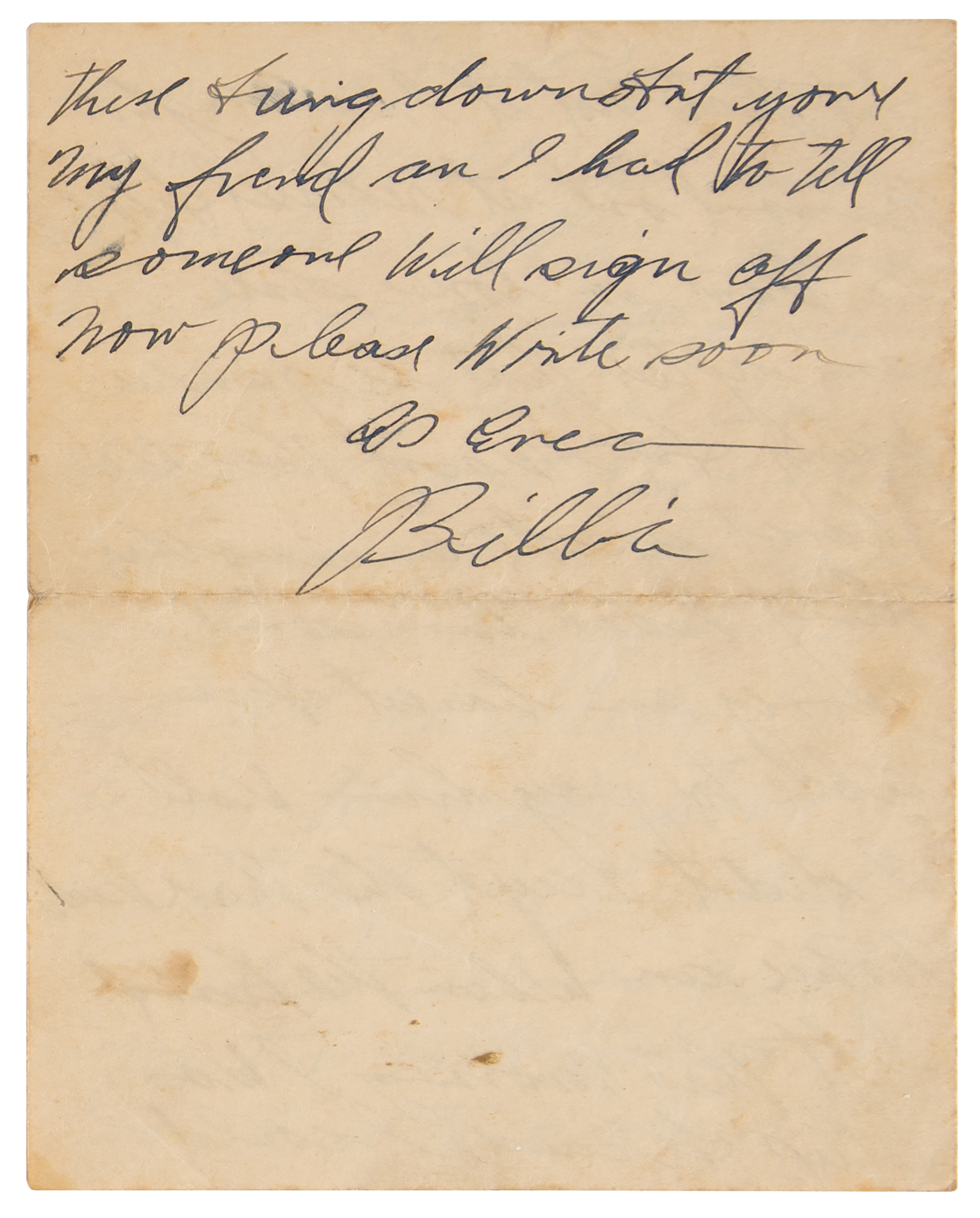Lot #4039 Billie Holiday Autograph Letter Signed on Being Fired from Count Basie's Band: "I would never sing again, but I still have Mama to take care of" - Image 4