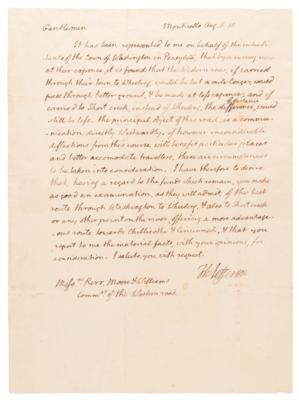 Lot #4002 Thomas Jefferson Autograph Letter Signed