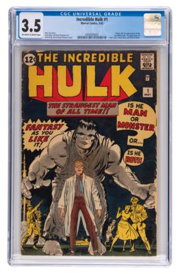 Lot #4052 The Incredible Hulk #1 (Marvel, 1962) -