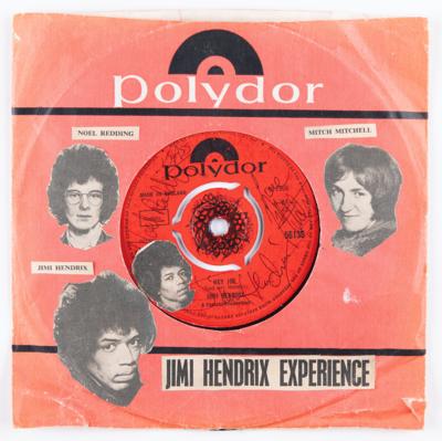 Lot #4044 Jimi Hendrix Experience Rare Signed 45 RPM Single - 'Hey Joe' - Image 3