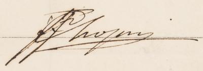 Lot #4038 Frederic Chopin Document Signed for the Sale of a Musical Manuscript - Image 2
