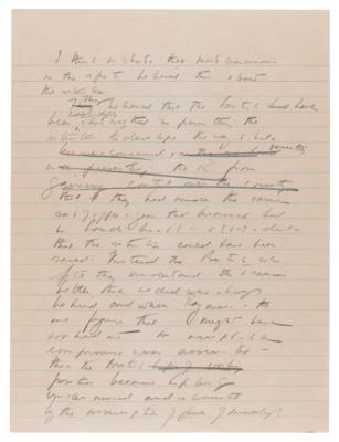 Lot #4004 John F. Kennedy Handwritten Manuscript on Security in the Middle East: "All of these different conflicts are concentrated in ancient Persia, now Iran" - Image 6