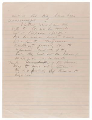 Lot #4004 John F. Kennedy Handwritten Manuscript on Security in the Middle East: "All of these different conflicts are concentrated in ancient Persia, now Iran" - Image 7