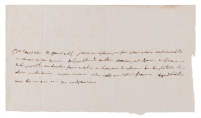 Lot #4020 Napoleon Handwritten Manuscript on the
