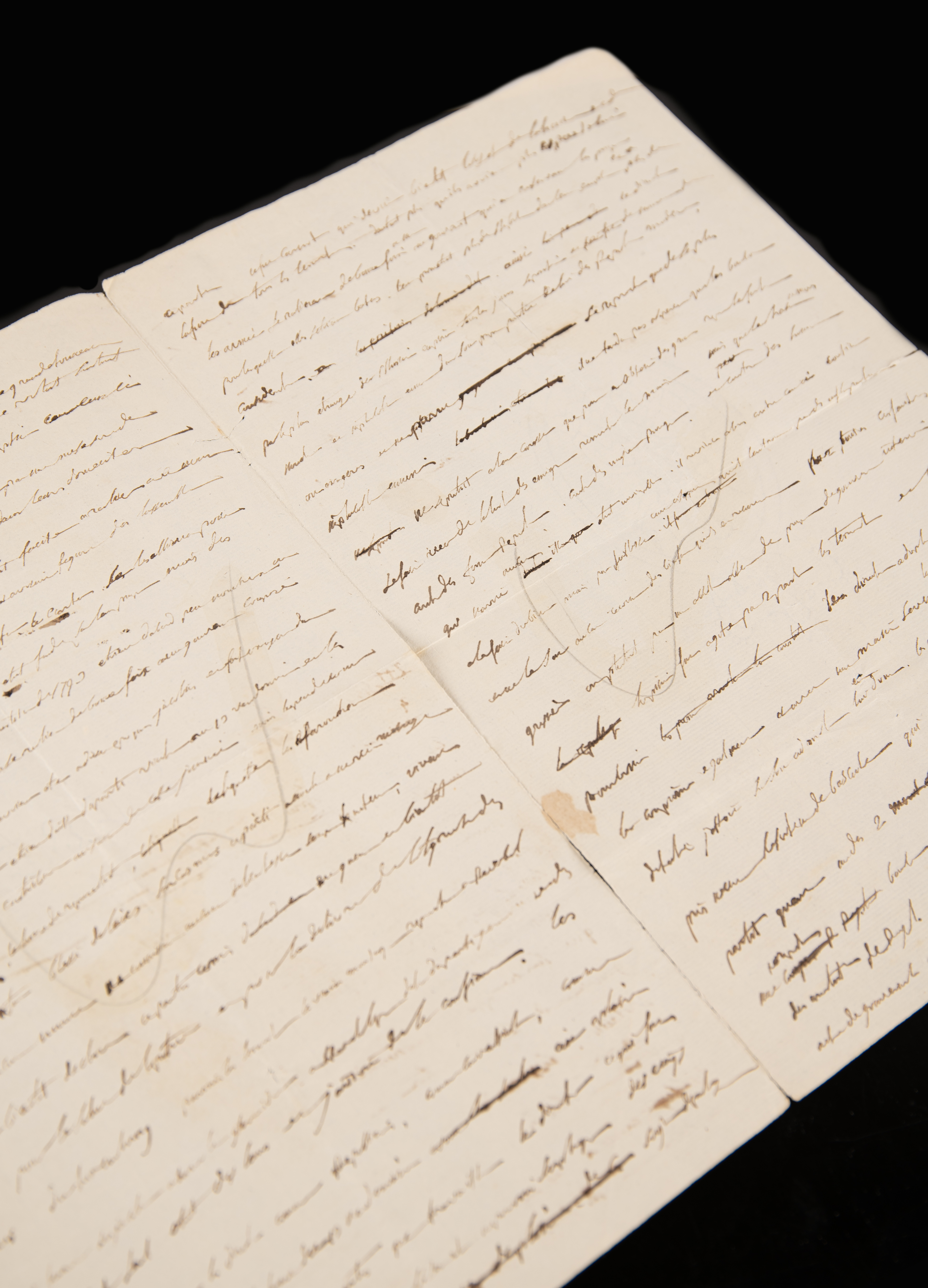 Lot #4019 Napoleon Lengthy Handwritten Manuscript