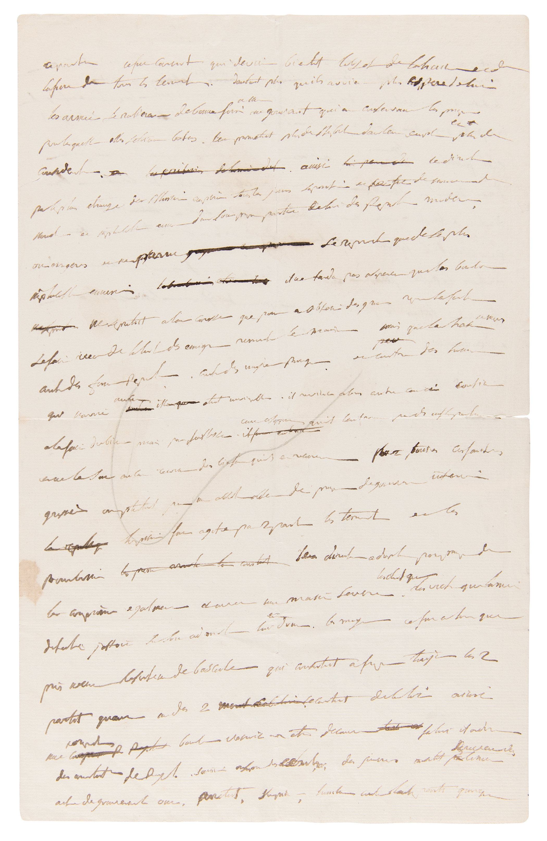 Lot #4019 Napoleon Lengthy Handwritten Manuscript on the French Directory, Prepared for His Memoirs - Image 4