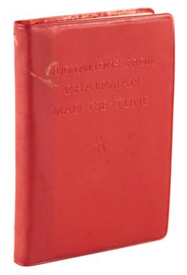 Lot #4023 Mao Zedong Historically Important Signed Book: Quotations from Chairman Mao (The Little Red Book) - Autographed for the Wife of Pakistan's Foreign Minister, with Photo Proof - Image 4