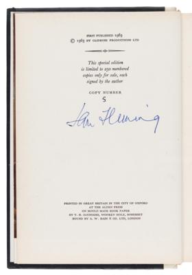 Lot #4037 Ian Fleming Limited Edition Signed Book - On Her Majesty's Secret Service, Presented to His Lover - Image 4