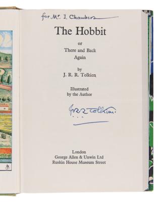Lot #4036 J. R. R. Tolkien Signed Book - The Hobbit - Image 4