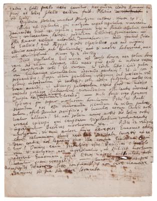 Lot #4007 Isaac Newton Handwritten Manuscript Criticizing Religion and the Papacy - Image 3