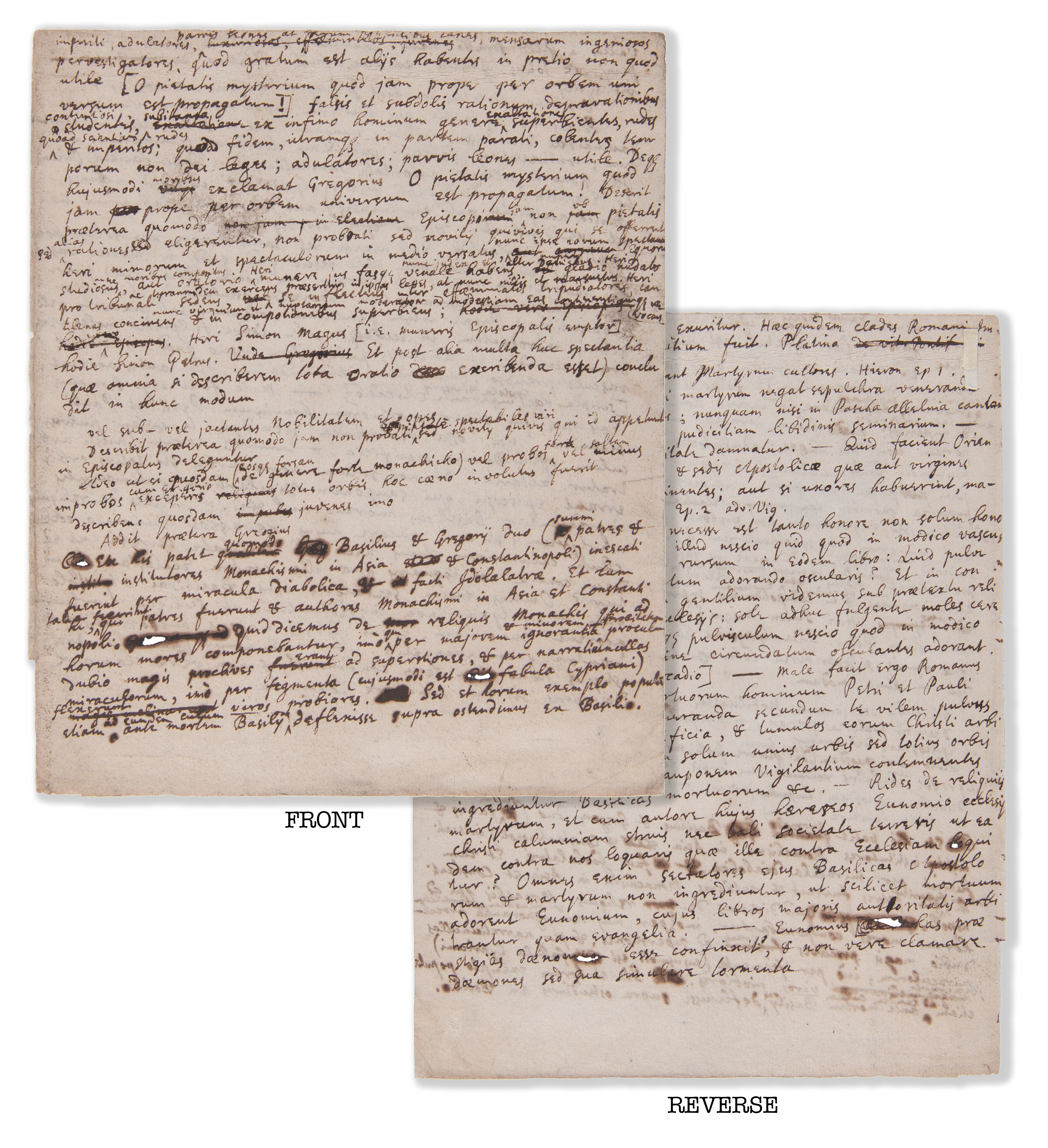 Lot #4007 Isaac Newton Handwritten Manuscript