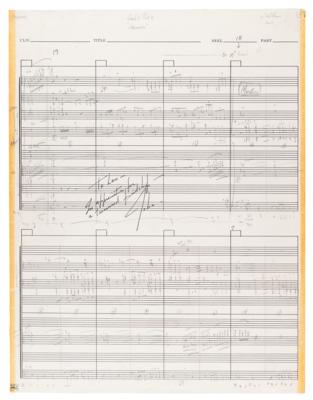 Lot #4046 Star Wars: John Williams Original Handwritten Music Manuscript for the Opening 'Star Wars Main Title' Theme - Image 2