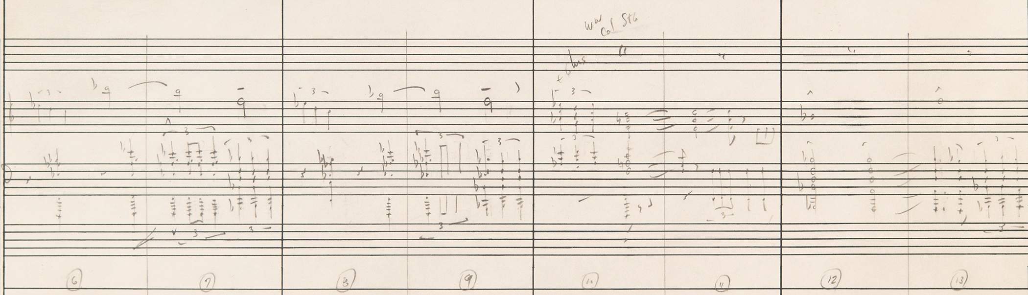 Lot #4046 Star Wars: John Williams Original Handwritten Music Manuscript for the Opening 'Star Wars Main Title' Theme - Image 7