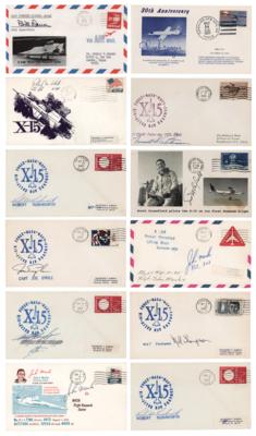 Lot #337 X-Plane Pilots (12) Signed Commemorative