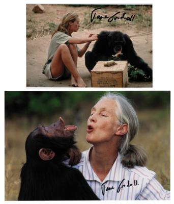 Lot #172 Jane Goodall (2) Signed Photographs