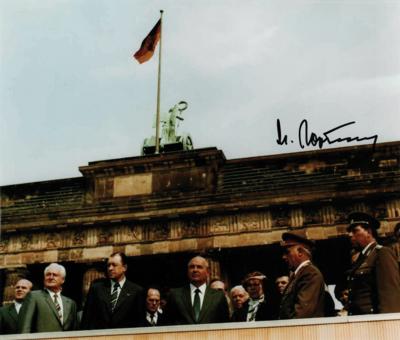 Lot #173 Mikhail Gorbachev Signed Photograph