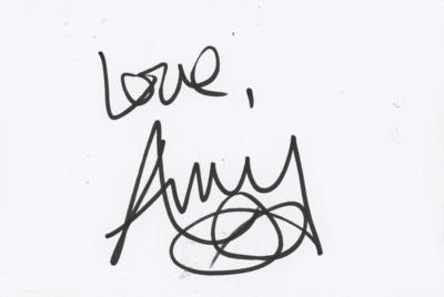 Lot #689 Amy Winehouse Signature - Image 1