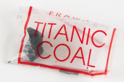 Lot #247 Titanic: Coal Piece Recovered from Wreck