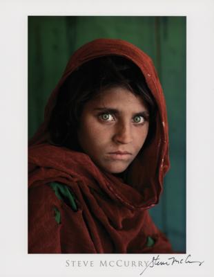 Lot #373 Steve McCurry Signed Photograph - Image 1