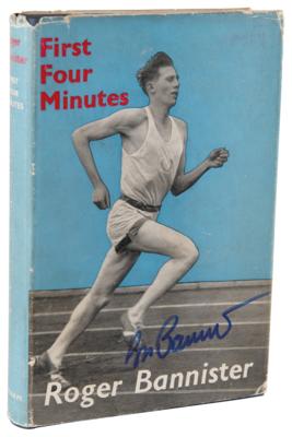 Lot #892 Roger Bannister Signed Book - First Four