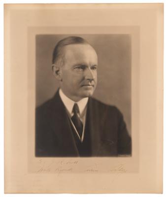 Lot #34 Calvin Coolidge Signed Photograph - Image 1