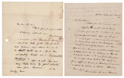 Lot #256 Levi Woodbury (2) Autograph Letters