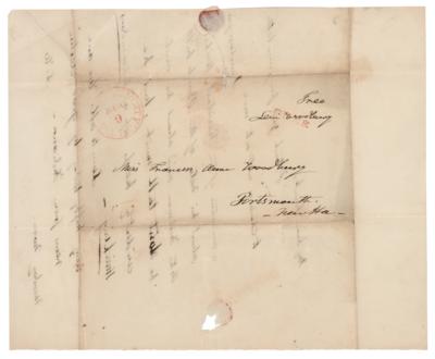 Lot #256 Levi Woodbury (2) Autograph Letters Signed - Image 6