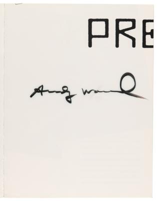 Lot #385 Andy Warhol Twice-Signed Book - America - Image 5