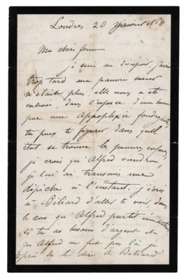 Lot #377 Camille Pissarro Autograph Letter Signed - Image 1