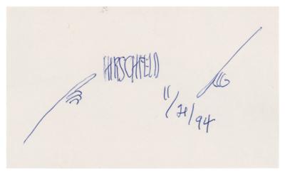 Lot #368 Al Hirschfeld Signature