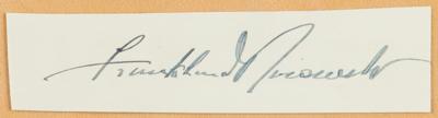 Lot #98 Franklin D. Roosevelt Signature - Image 2