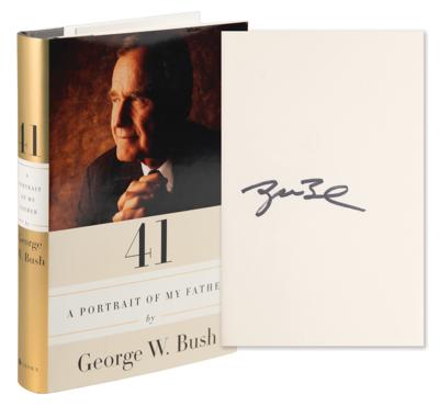 Lot #26 George W. Bush Signed Book - 41: A Portrait of My Father - Image 1