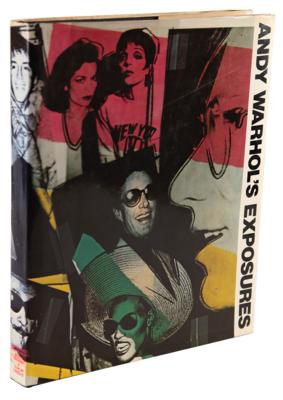 Lot #386 Andy Warhol Signed Book with Sketches - Exposures - Image 3