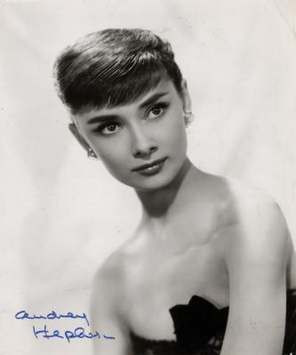 Lot #694 Audrey Hepburn Signed Photograph