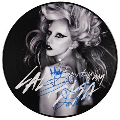 Lot #685 Lady Gaga Signed 'Born This Way' Limited Edition Picture Disc - Image 1