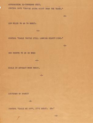 Lot #298 Apollo 11 Original UPR Teletype Roll - Image 6