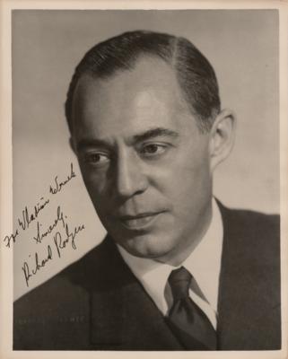 Lot #578 Richard Rodgers Signed Photograph - Image 1