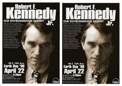 Lot #190 Robert F. Kennedy, Jr. (2) Signed 1998