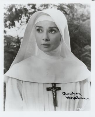 Lot #695 Audrey Hepburn Signed Photograph