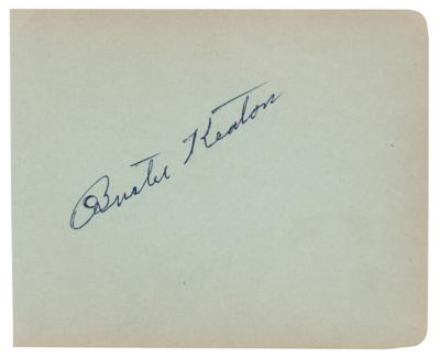 Lot #795 Buster Keaton Signature - Image 1