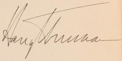 Lot #103 Harry S. Truman Signed Book - Memoirs - Image 2