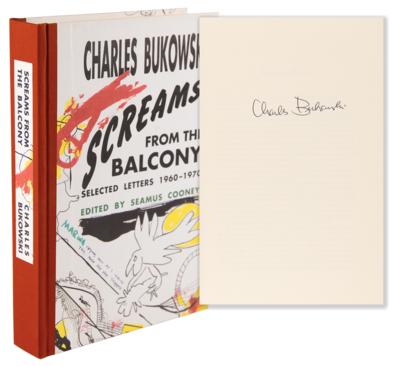 Lot #466 Charles Bukowski Signed Book - Screams From the Balcony (Ltd. Ed. #57/300) - Image 1