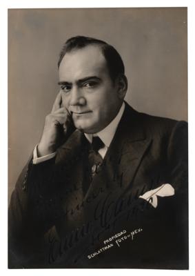 Lot #557 Enrico Caruso Signed Photograph