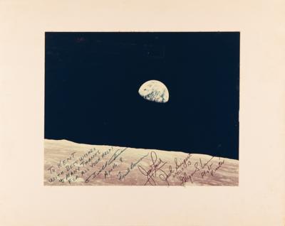 Lot #286 Apollo 8 Astronauts and Jack Swigert