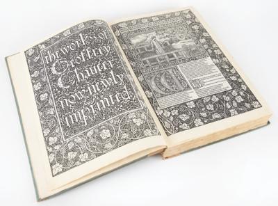 Lot #407 Kelmscott Chaucer: The Works of Geoffrey