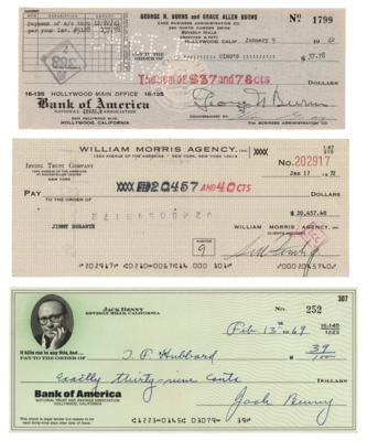 Lot #738 Comedians (3) Signed Checks - Image 1