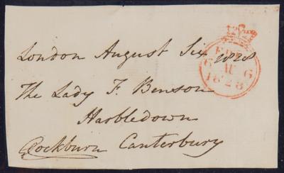 Lot #263 Sir George Cockburn Signed Free Frank