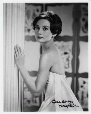 Lot #693 Audrey Hepburn Signed Photograph